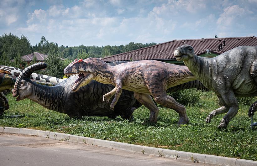 Парк Юрского периода в поселке Emerald Village