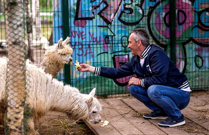 Контактный зоопарк в поселке Emerald Village