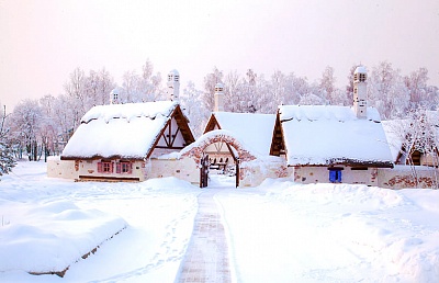 Зимние фотографии поселка Emerald Village