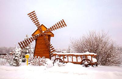 Зимние фотографии поселка Emerald Village